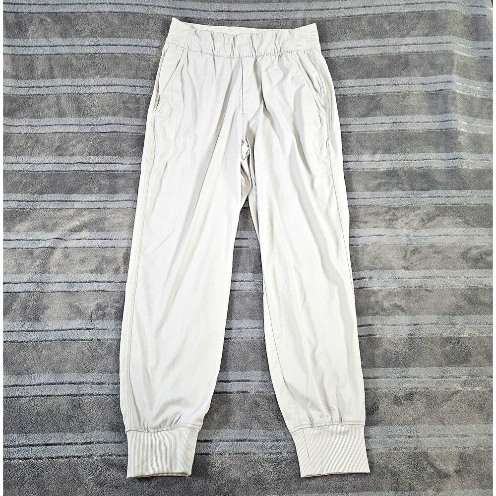 The North Face Women's Gray Jogger Pants S Regular Polyester Pull-On Pockets